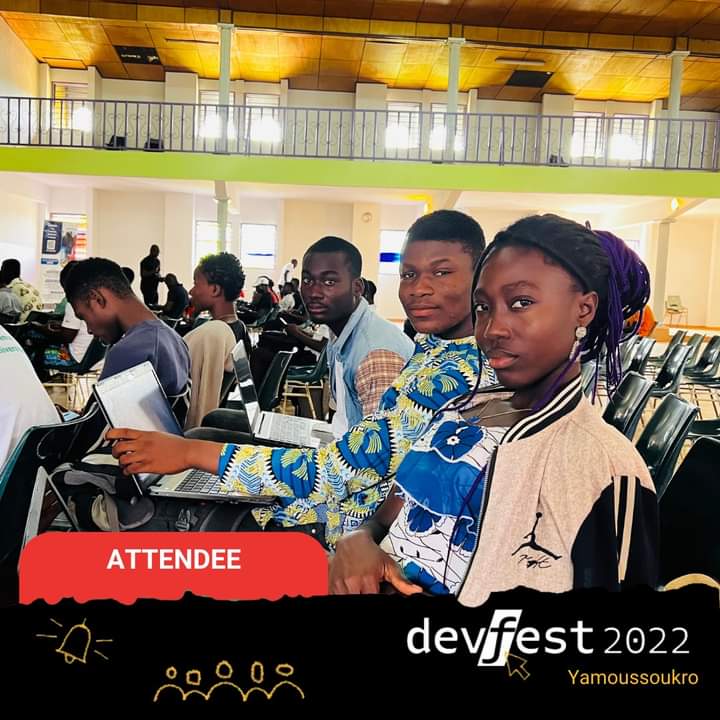 GDGBassam's tweet photo. #DevFesyCI22
Nos participants. Vous aviez été nombreux dans la salle, en ligne, nous étions et sommes ravis de vous avoir eu parmis nous 😊😊
Nous continuons la semaine du #DevFest22 avec le #DevFestAbj22 le 26 Nov à l'ENA 😊😊
https://t.co/lf9Yq3YLQD https://t.co/wQHJVWv4hW