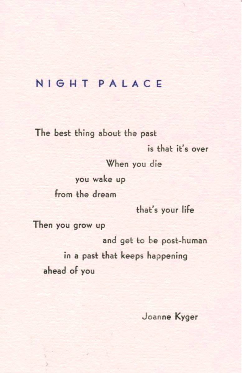 Happy 88th birthday, Joanne Kyger. 