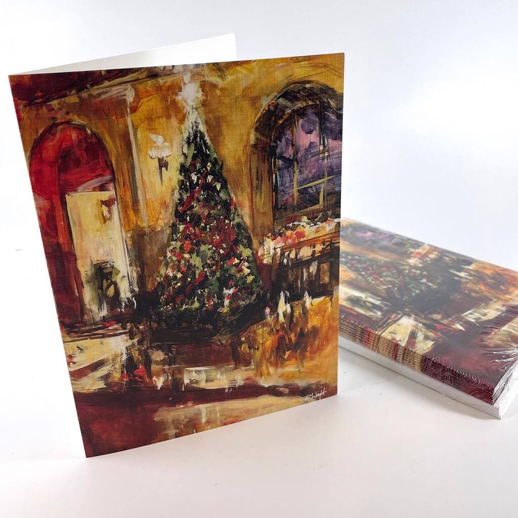 rickwrightart's tweet photo. I have a limited number of these Union Station Christmas Tree card packs available for sale. Follow the link in my bio. #unionstationkc #christmastreecard #kansascitychristmas #kansascityart #pleinairkc https://t.co/NwcicWMDYs