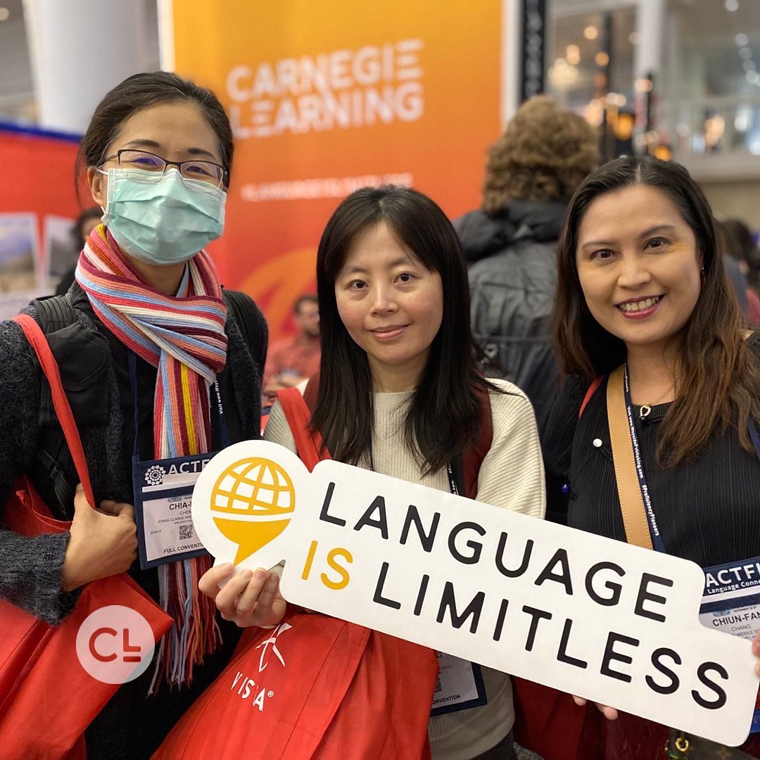 carnegielearn's tweet image. We love our #LanguageIsLimitless community at #ACTFL22