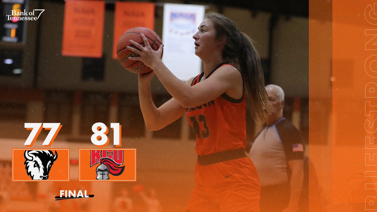 🏀<a href="/MilliganWBB/">Milligan Women’s Basketball</a> battled back from a 16-point first half deficit but were edged in the final minutes at KCU. #BuffStrong🦬

Lauren Longmire (34pts, 11-15 FG, 3-4 3pt, 9-11 FG) and Stacia Wilson (15pts, 12r) set career highs!

📝ow.ly/PKYp50LIWgo