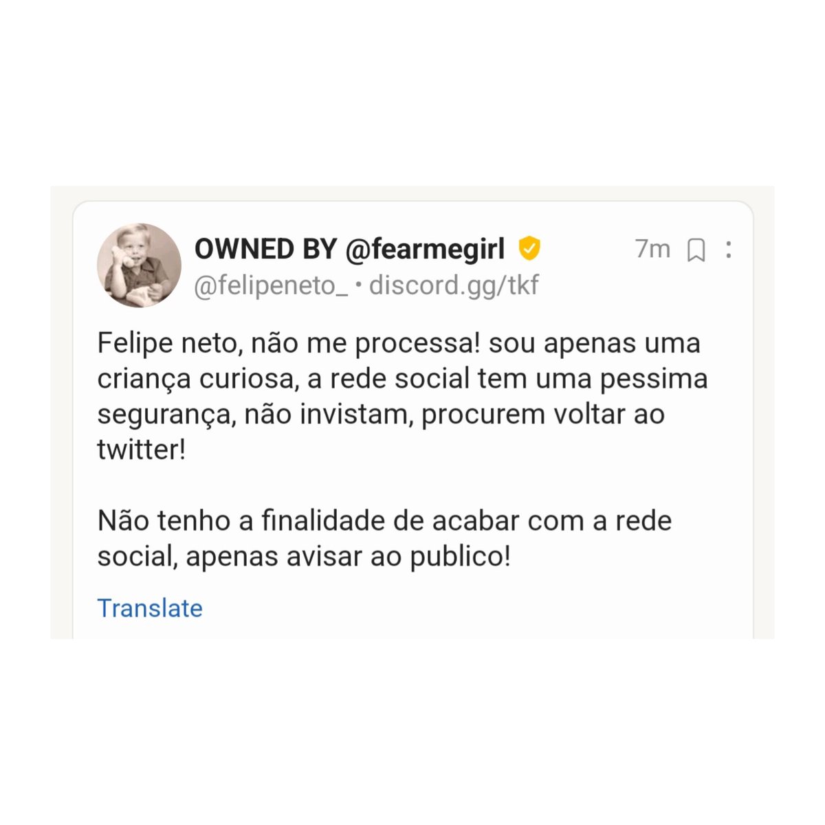 choquei's tweet photo. 🚨AGORA: Hackers invadem o Koo do Felipe Neto e dizem que não invadiram para prejudicar ele, apenas para dar o recado que a segurança do Koo é muito frágil. https://t.co/qySv8wGfja