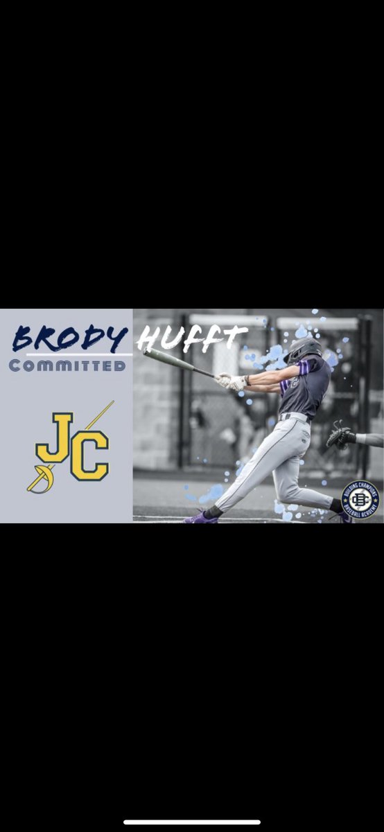 I would like to announce I will be continuing my athletic and academic career at Johnson County. I would also like to thank god, my family, friends and coaches for helping me along this journey.