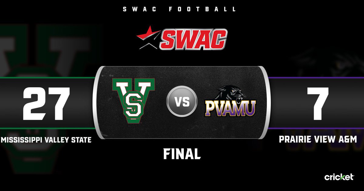 theswac's tweet image. SWAC Football Final Score: Nov. 19