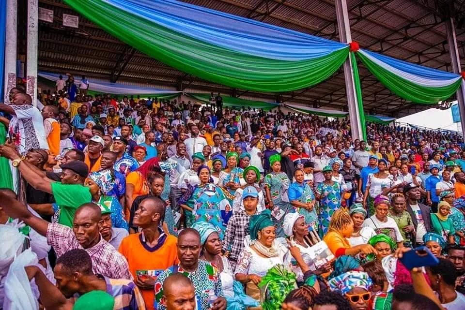 YahyaBulamakyar's tweet photo. Thousands Of Deltans Show Massive Support For @Official_ABAT /@KashimSM At The Warri Staduim Venue Of APC Presidential Campaign.
#BATSHET23 !!! https://t.co/s2tcgDIjLu