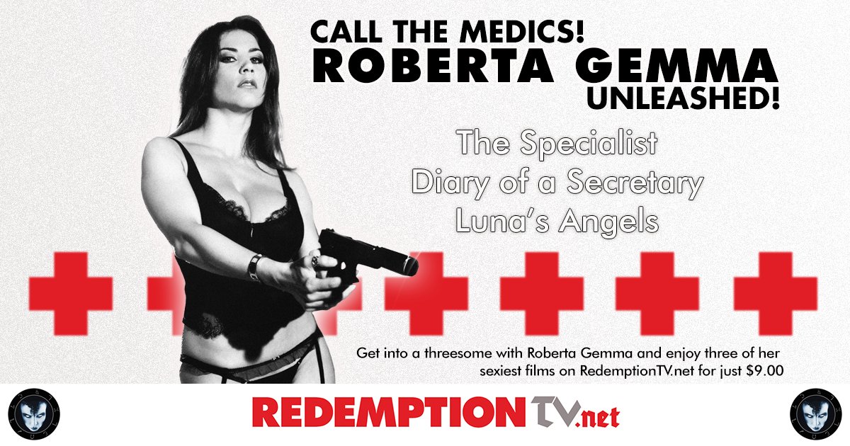 Here's your OH NO IT'S THE LAST WEEK warning...
You can stream our Roberta Gemma / Francesco Fanelli triple bill for one more week, before those titles are only available at full price.
So for the ultimate #RobertaGemma Threesome - linktr.ee/RedemptionFilms
#lastchance #oneweekonly