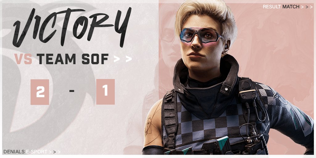 DenialsEsport's tweet photo. 🏆 ELC | Fall League 🏆

Félicitations à notre roster #R6S #PC : la DENIALS E-Sport qui remporte sa demi-finale d'@ELC_EsportsR6 ! 🔥

🆚️ #TeamSOF
✅ Café : 7-2
❌️ Villa : 4-7
✅️ Gratte-ciel : 7-1

GGWP aux deux équipes ! 💪

#DNLSESP https://t.co/32dot7TNh5