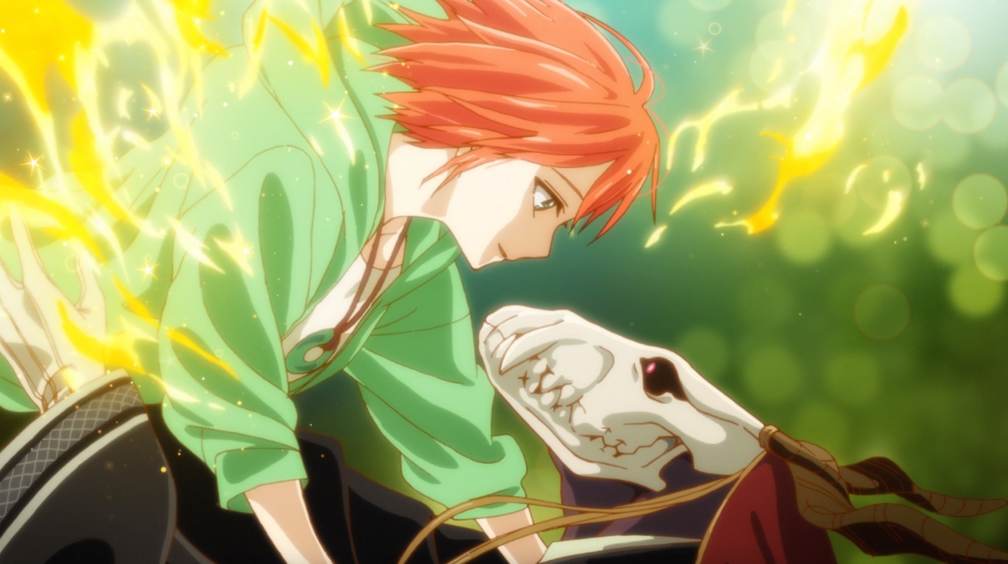 Crunchyroll.pt - Bem no coração, Elias 💘 (✨ Anime: The Ancient Magus'  Bride)