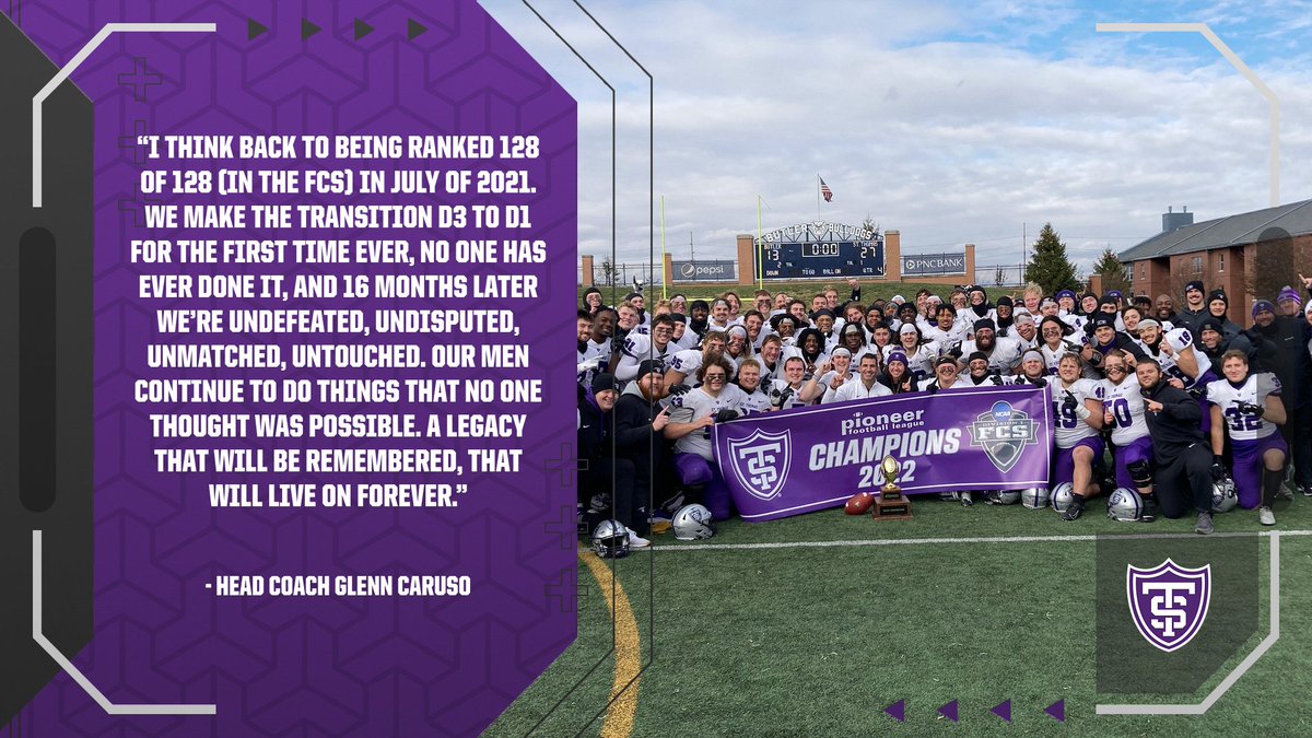If this doesn't say it all...

<a href="/Coach_Caruso/">Coach Glenn Caruso</a> <a href="/UST_Football/">St. Thomas Football</a> 

#RollToms