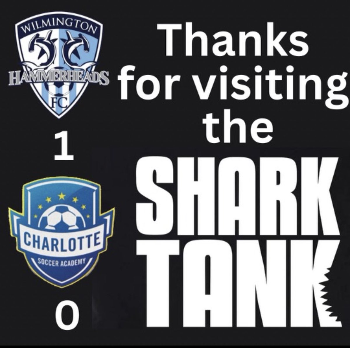 Very competitive match today vs Charlotte SA <a href="/CSA_Soccer/">Charlotte Soccer Academy</a> Hard fought 1-0 win! Safe travels Charlotte SA and good luck the rest of this season! #BestEnergy <a href="/TheSoccerWire/">SoccerWire</a> <a href="/TopDrawerSoccer/">TopDrawerSoccer</a> <a href="/whhyouth/">Wilmington Hammerheads</a> <a href="/PrepSoccer/">Prep Soccer ⚽️</a> <a href="/ImCollegeSoccer/">College Soccer Truth ™</a> <a href="/ImYouthSoccer/">ECNL/GA/Recruiting/College Soccer</a> <a href="/ECNLgirls/">ECNL Girls</a>