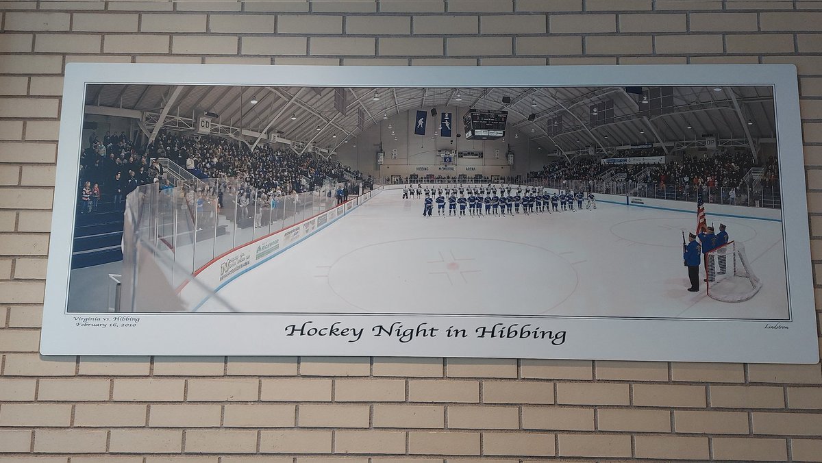 winmitchell's tweet photo. @patmick2626 Nothing like Sat afternoon HS hockey at Hibbing Memorial. Mpls Girls vs Hibbing Girls. https://t.co/ZVp6balqeP