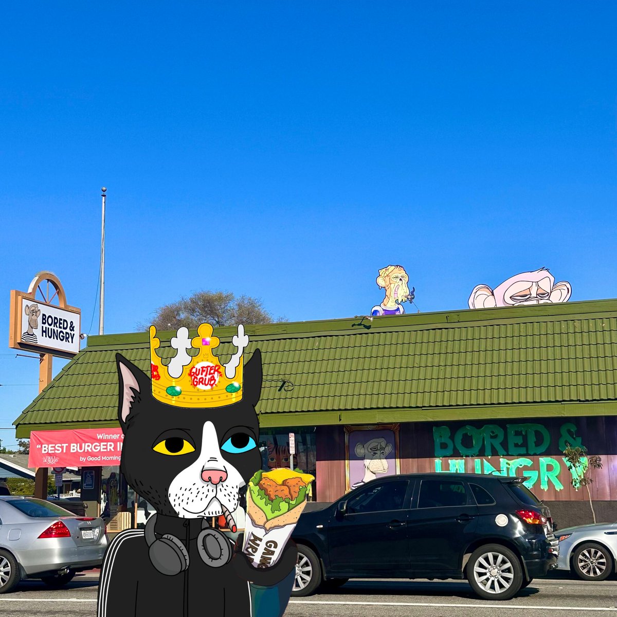 DaGlizzyMcGuire's tweet photo. This my enter for the #guttergrub giveaway.
Make sure to stop by @BorednHungry for a 🔥
Gang Wrap 😼🌯
#GangGang https://t.co/CUIoT4cUaE