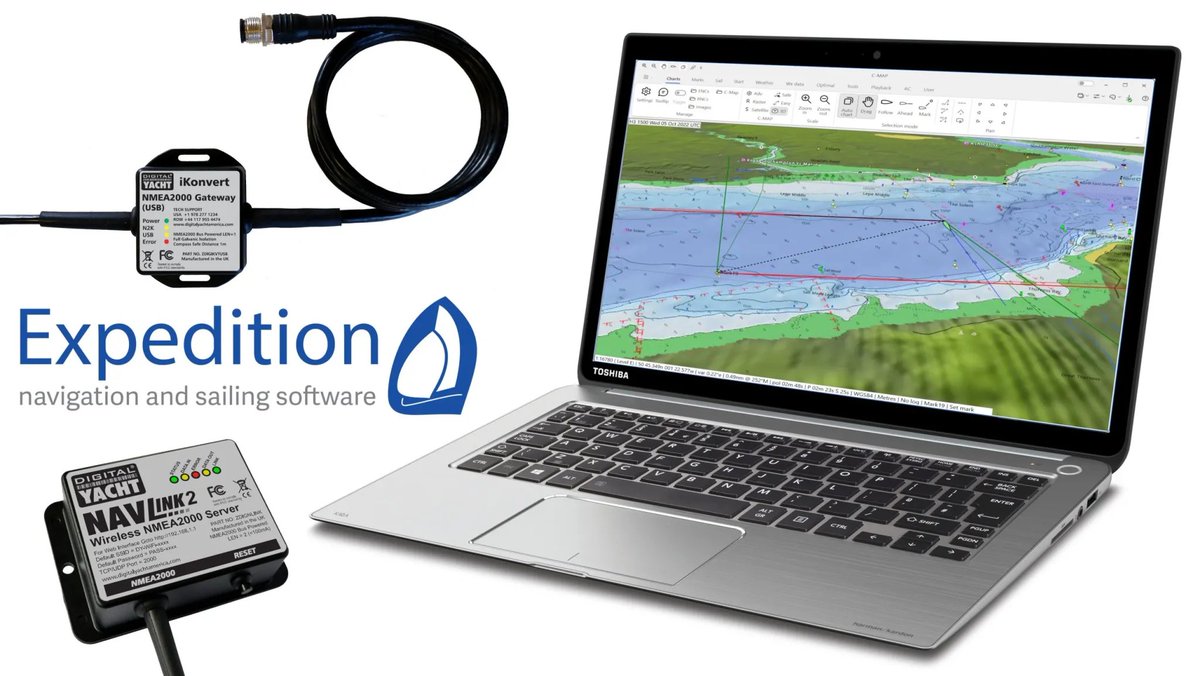 If you're racing &amp; #sailing, Expedition PC software is a game changer and now supported with Digital Yacht interfaces.  More here https://t.co/XVBiF1Jh0a https://t.co/Jpty9KuBxU