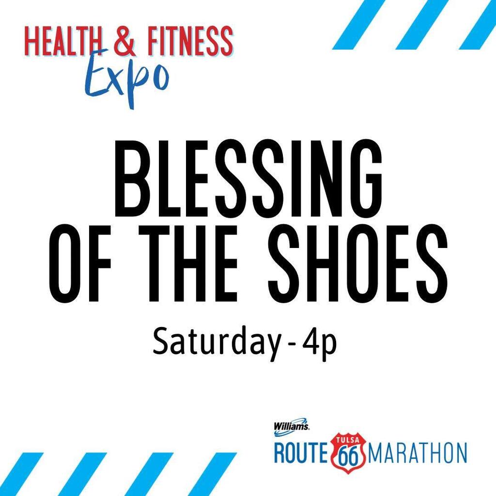 Join us at the expo stage at 4p for the blessing of the shoes before race day tomorrow!

#rt66run instagr.am/p/ClKF0wwM7Uc/