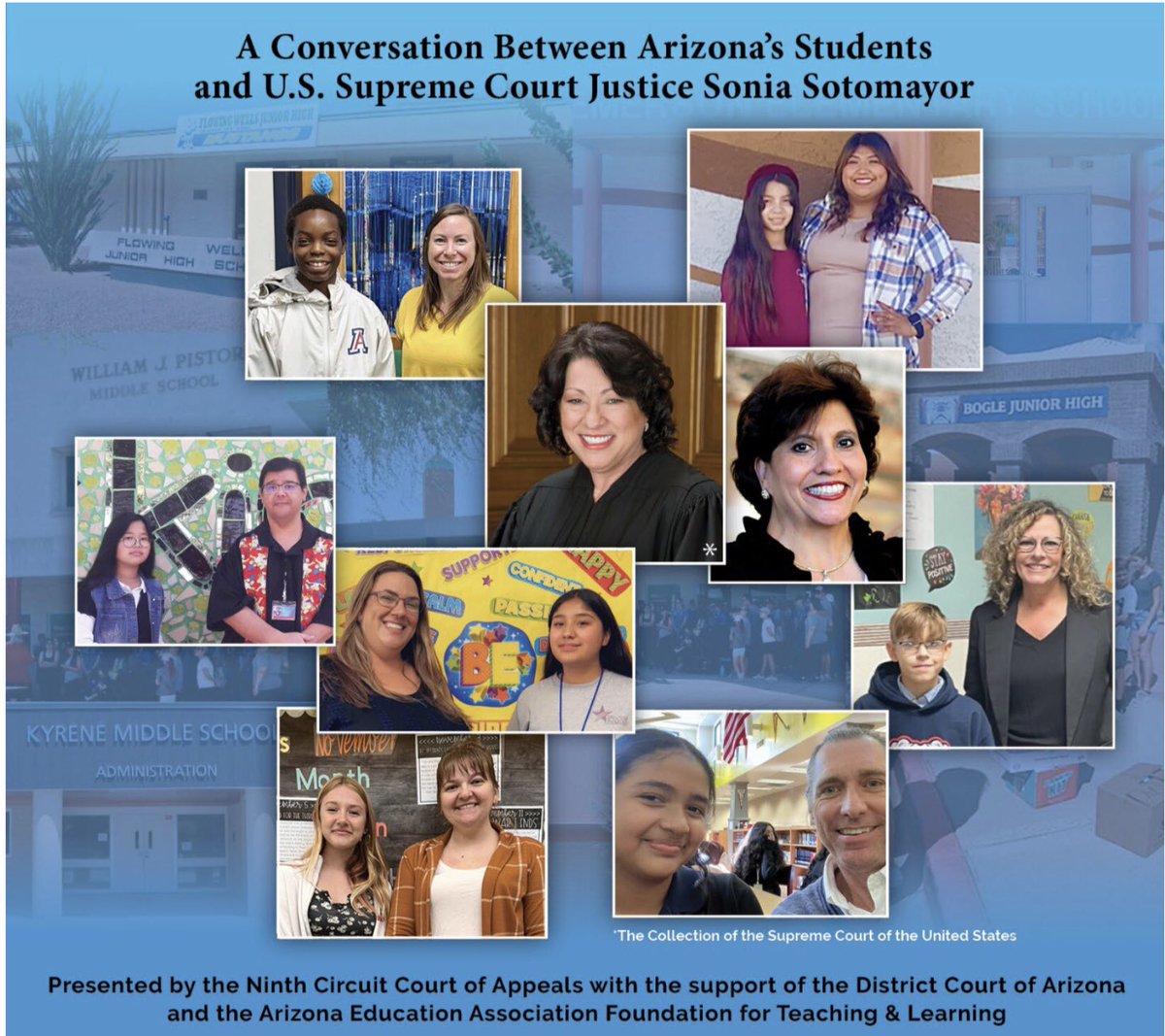 Bogle Bulldogs (@boglebulldogs) on Twitter photo On Tuesday, 11/15, students in Mrs. Gilroy’s class had the opportunity to participate in a virtual meeting with Supreme Court Justice Sonya Sotomayor. Bogle was 1 of only 20 schools in AZ chosen, and Jordan Arteaga was selected to ask her a question. <a href="/ChandlerUnified/">Chandler Unified School District</a> On Tuesday, 11/15, students in Mrs. Gilroy’s class had the opportunity to participate in a virtual meeting with Supreme Court Justice Sonya Sotomayor. Bogle was 1 of only 20 schools in AZ chosen, and Jordan Arteaga was selected to ask her a question. <a href="/ChandlerUnified/">Chandler Unified School District</a>