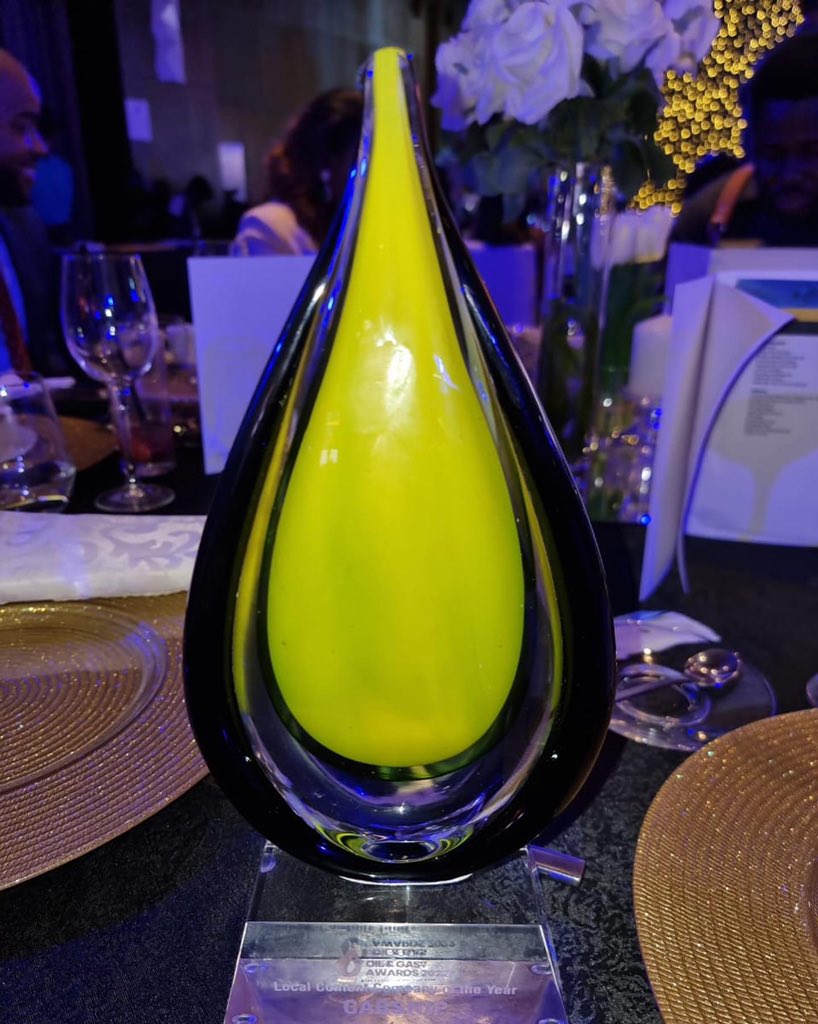 ----------ÚLTIMA HORA--------
CABSHIP DISTINGUIDA COMO EMPRESA DE CONTEÚDO LOCAL DO ANO

A distinção foi divulgada esta noite, durante a Gala “Angola Oil &amp; Gas Awards 2022”, organizada pela revista Petroangola, que docorreu no Hotel Epic Sana, em Luanda.

#conteudolocal #angola