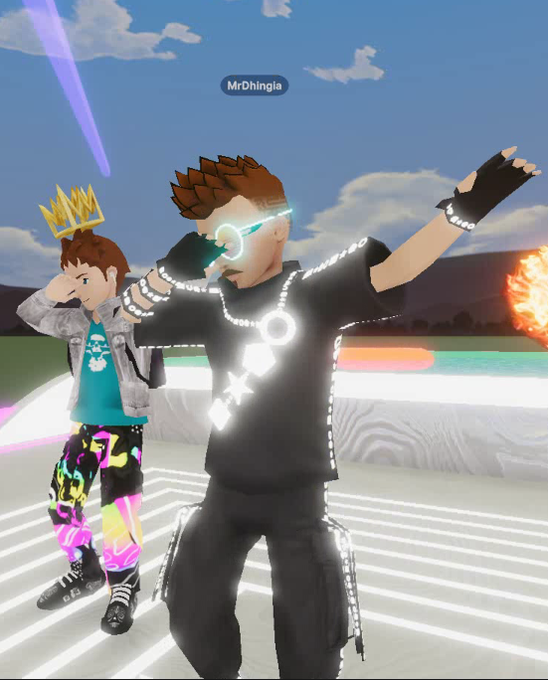 Oh Snap! It's Double Dab time with <a href="/MrDhingia/">Mr Dhingia</a>
 who celebrates an epic 1st Birthday over at 144, -148 in 
<a href="/decentraland/">Decentraland</a>  with DnB vibes supplied by the one and only <a href="/MrSweMusic1/">mrswe.eth</a>  and unique emotes on display by
 <a href="/XalaxNFT/">XALAX</a> - Come Join us!
