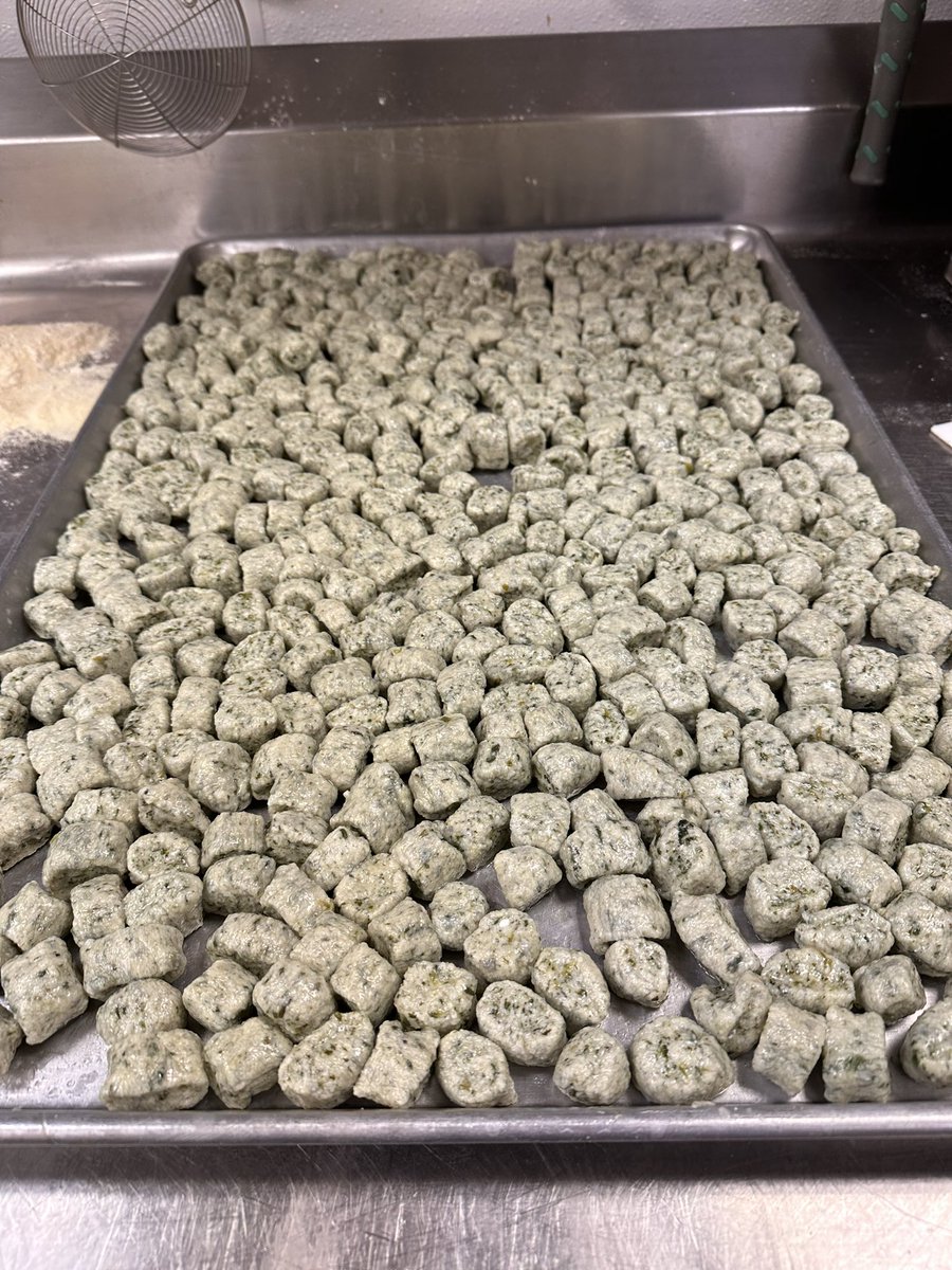 Today Ricotta and Spinach Gnocchi. 😋