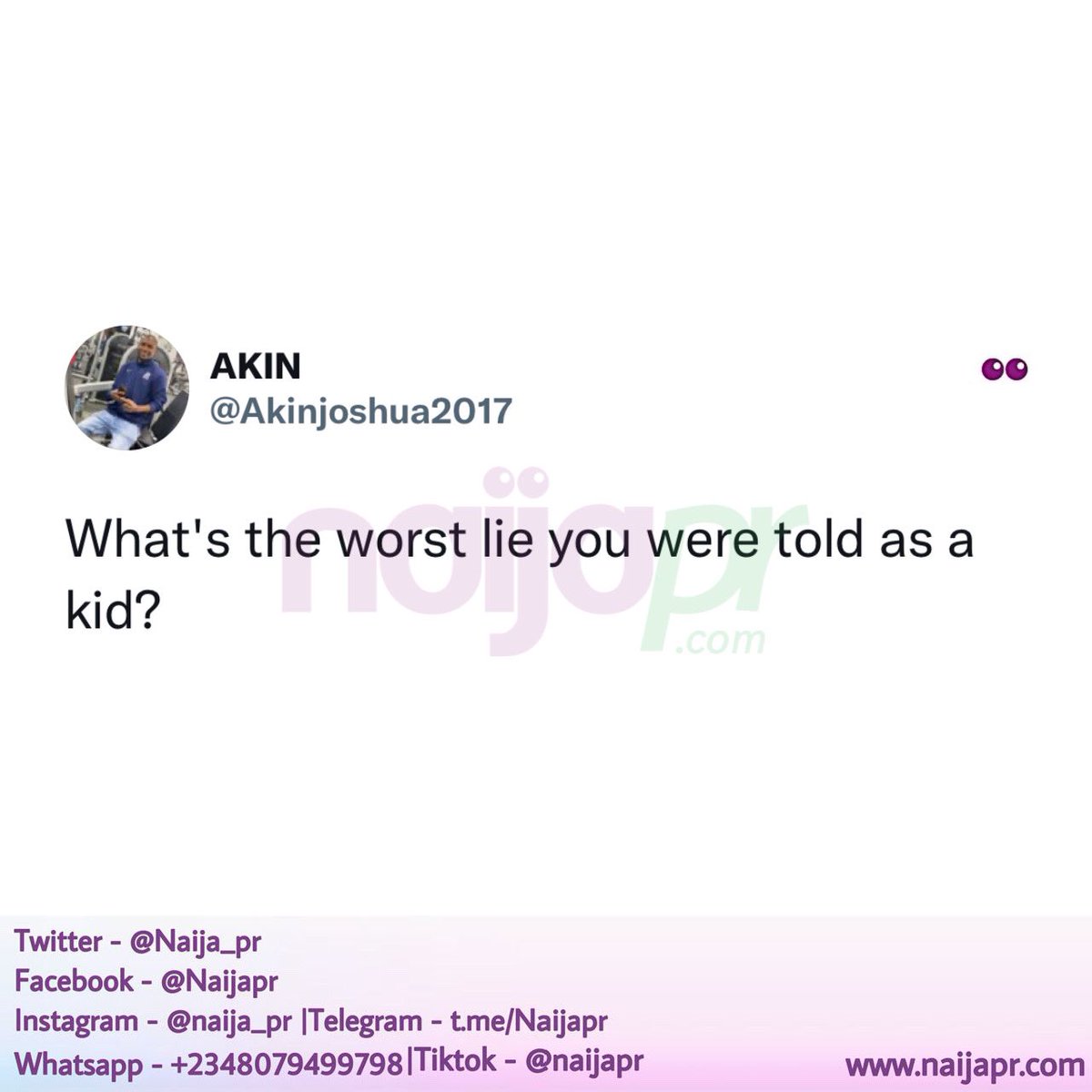 Naija tweet media