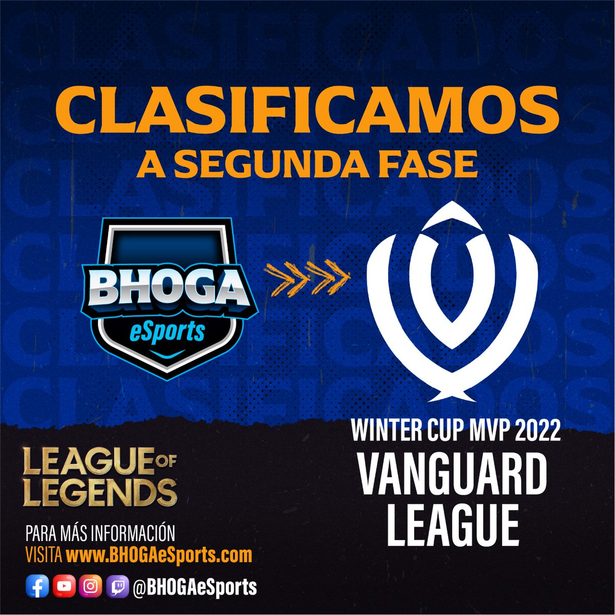 Estamos en segunda fase de la #WinterCup <a href="/liga_mvp/">Liga MvP</a> 🙌🏻
#GoBHOGA #GoBGA #esports #gaming