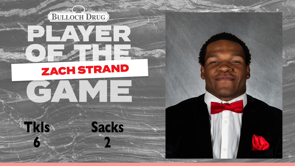 SUUFB_'s tweet photo. @zstrand9 is your Bulloch Drug Player of the Game! https://t.co/YTKk0LL61D