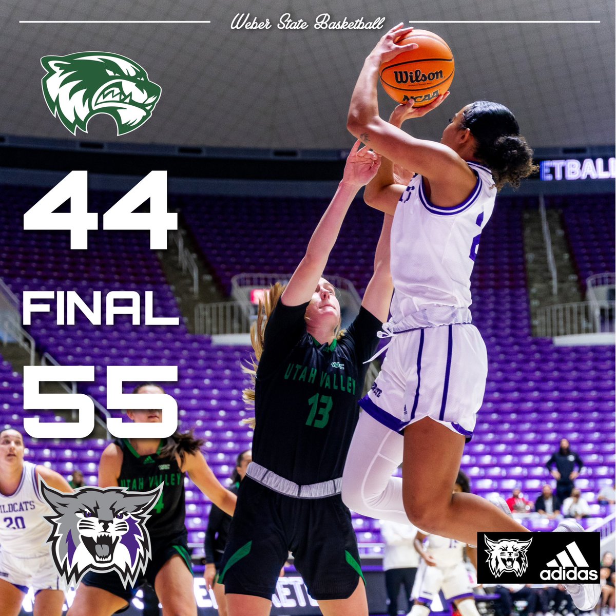 WeberStateWBB's tweet photo. SATURDAYS ARE FOR DUBS 😼

#WeAreWeber https://t.co/xapDpdO22M