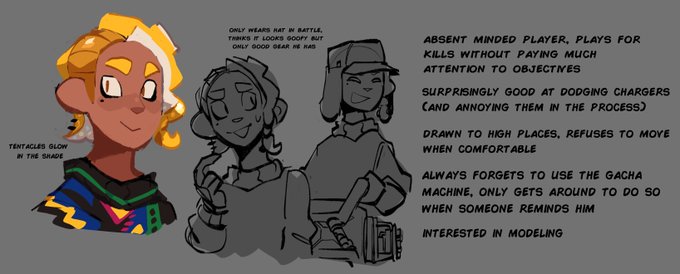 backliner oc shenanigans (the other 2 fellas belong to @dapporock )
#Splatoon3 #スプラトゥーン3 