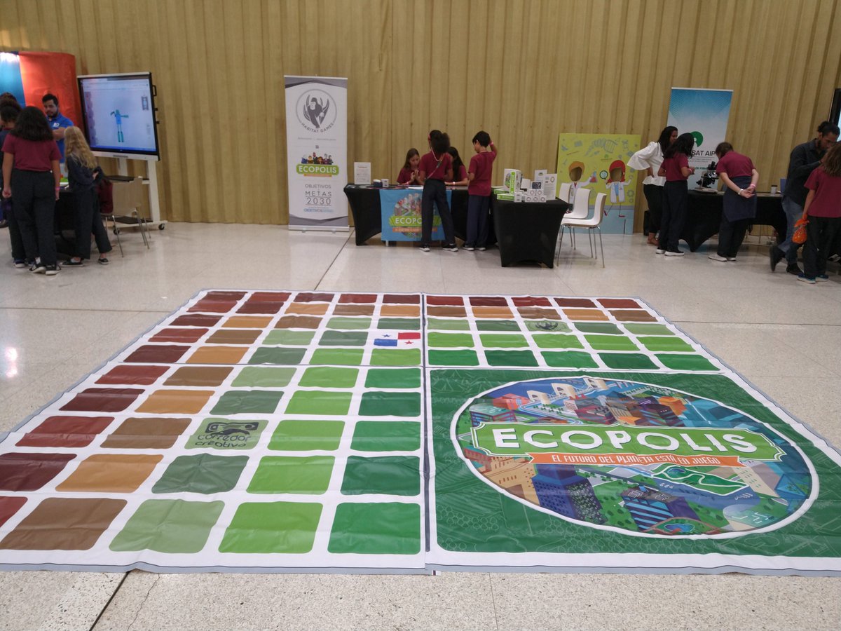 playecopolis's tweet photo. Estamos sumamente complacidos con la jornada del viernes en @innovanationpty FEST 2022, no solo por gran aceptación de la que gozaron nuestros juegos #ECOPOLIS y #2030, sino por el alto nivel de interés y conocimiento de los chicos. ¡Estas nuevas generaciones vienen a otro nivel! https://t.co/5qU7wxgsAa