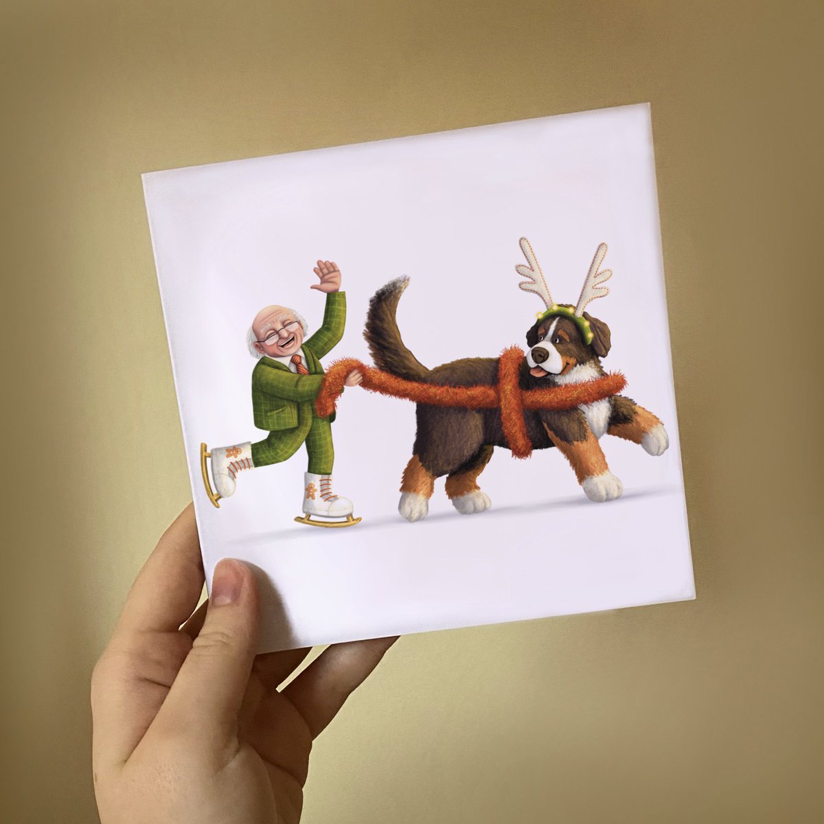 Queeva1505's tweet photo. ✨Miggledy’s Reindeer✨

My 2022 Christmas card is now available on my website!🥰

https://t.co/mhoaozod04

#irish #irishartist https://t.co/gve6EFR9Ka