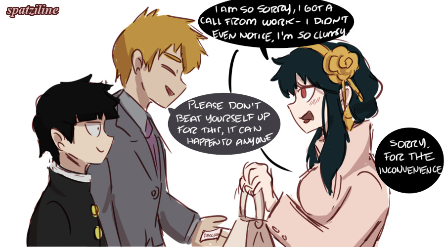 I just found it freaking funny Yor and Loid are so rich and then there's Reigen #SPY_FAMILY #mobpsycho100 #reigenarataka #YorForger 