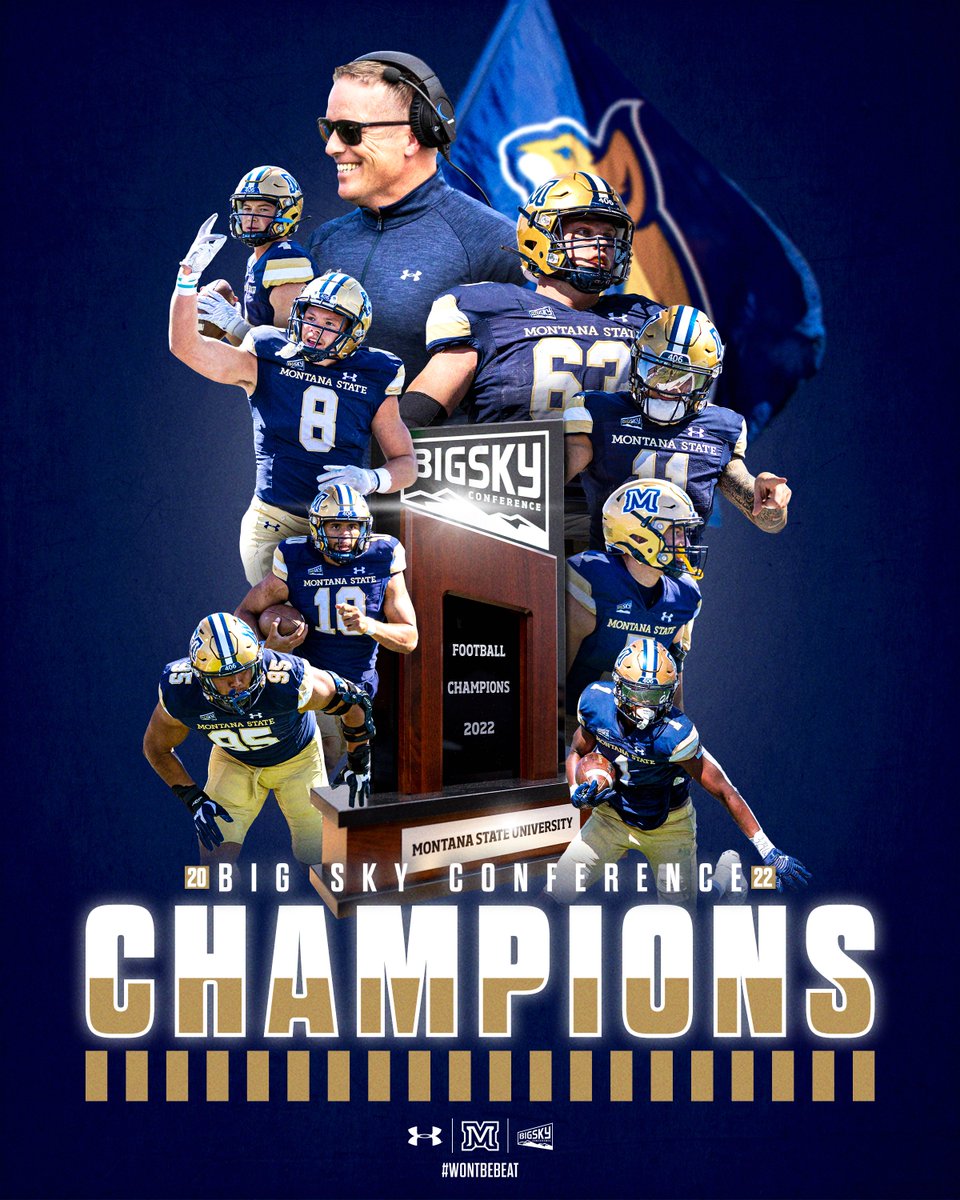 Big Sky Champions has a nice ring to it 😼 #GoCatsGo | #BobcatBuilt