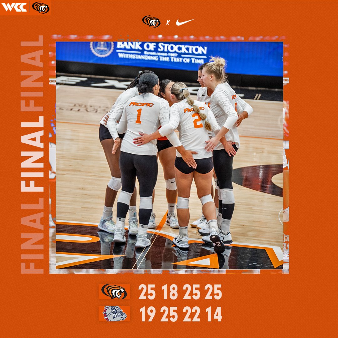 Pacificwvball's tweet photo. Took care of the Zags and gave our seniors one last win at home! #UpRoar https://t.co/nZA3z6oXpi