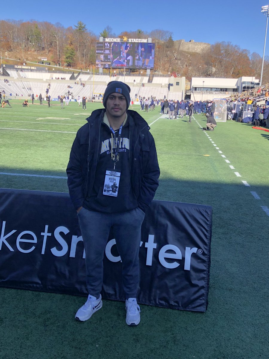 After a great visit and conversation with <a href="/CoachJeffMonken/">Jeff Monken</a> I have received my first D1 offer from Army West Point!! #BeatNavy 
<a href="/MikeViti/">Mike Viti</a> <a href="/VAPORTRAIL2471/">VAPORTRAIL247 SPEED TRAINING</a> <a href="/JK_SpeedKillz/">Speed Killz Performance Training/Coach Kleha</a> @PRZPAvic