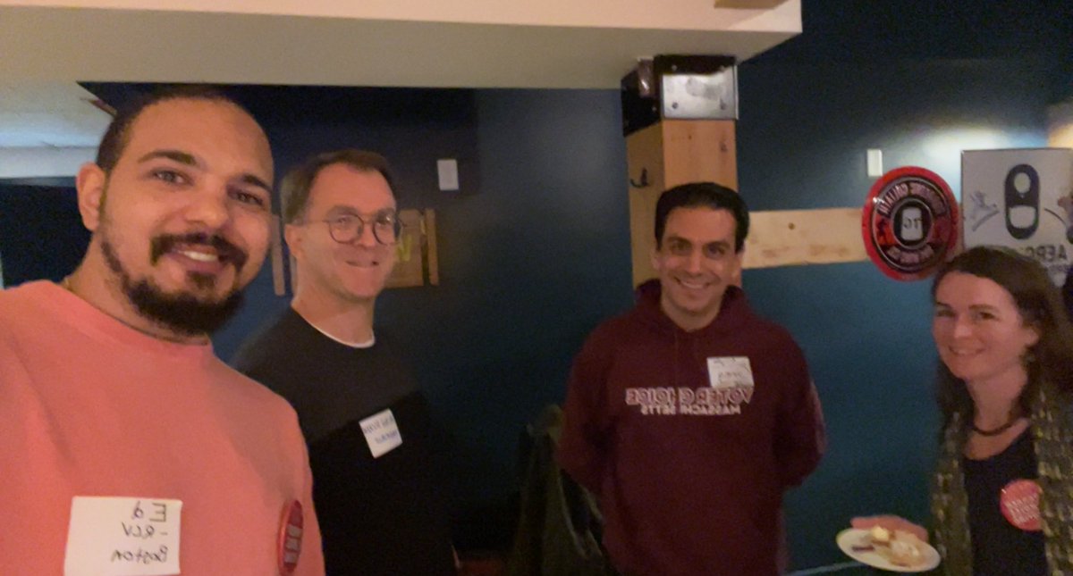 Ed Shoemaker (@edwynshoemaker) on Twitter photo Having a great time at the <a href="/VoterChoiceMA/">Voter Choice Massachusetts</a> Voter Choice Massachusetts Post-Election /Pre-Holiday Gathering
Eagerly waiting the results of the ranked election to decide who will be crowned the “Big Cheese”
#RankedChoiceVoting #votingmatters #MaPoli #bospoli Having a great time at the <a href="/VoterChoiceMA/">Voter Choice Massachusetts</a> Voter Choice Massachusetts Post-Election /Pre-Holiday Gathering
Eagerly waiting the results of the ranked election to decide who will be crowned the “Big Cheese”
#RankedChoiceVoting #votingmatters #MaPoli #bospoli