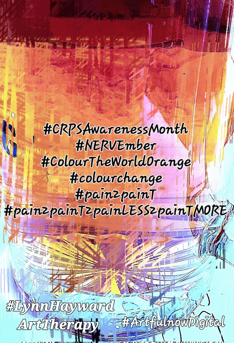ArtfulnowStudio's tweet photo. I am overwhelmed everyday with #ChronicPain
#IAM #chronicpainwarrior who #actively #selfadvocates and shares with anyone
Lynn tastes #Vulnerablity every day #mindfulnesschoices #redesigninglife #redesigningyourpain #createyourreality #Iamstrong
#Istandalongside #artandpain https://t.co/isWBTWfycp