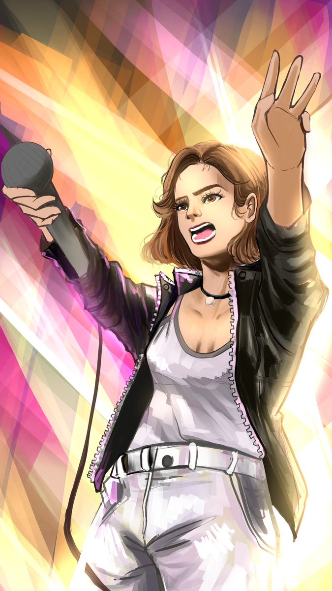 sefyie's tweet photo. A few more tweaks #WarriorNun #WhatIf #FANART What if WN OG were rock band artist? 😎🤔 https://t.co/v9QRi3lETK