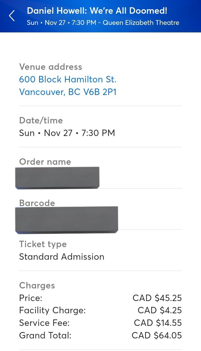 sorrowlicher's tweet photo. my sister decided to not come to @danielhowell's #WereAllDoomedTour last minute! Please get this ticket off my hands. single seat in dress circle selling for normal price ($64.05) or slightly lower. 

daniel howell #danielhowell #vancouver #vancity https://t.co/wsnEwJZTJx