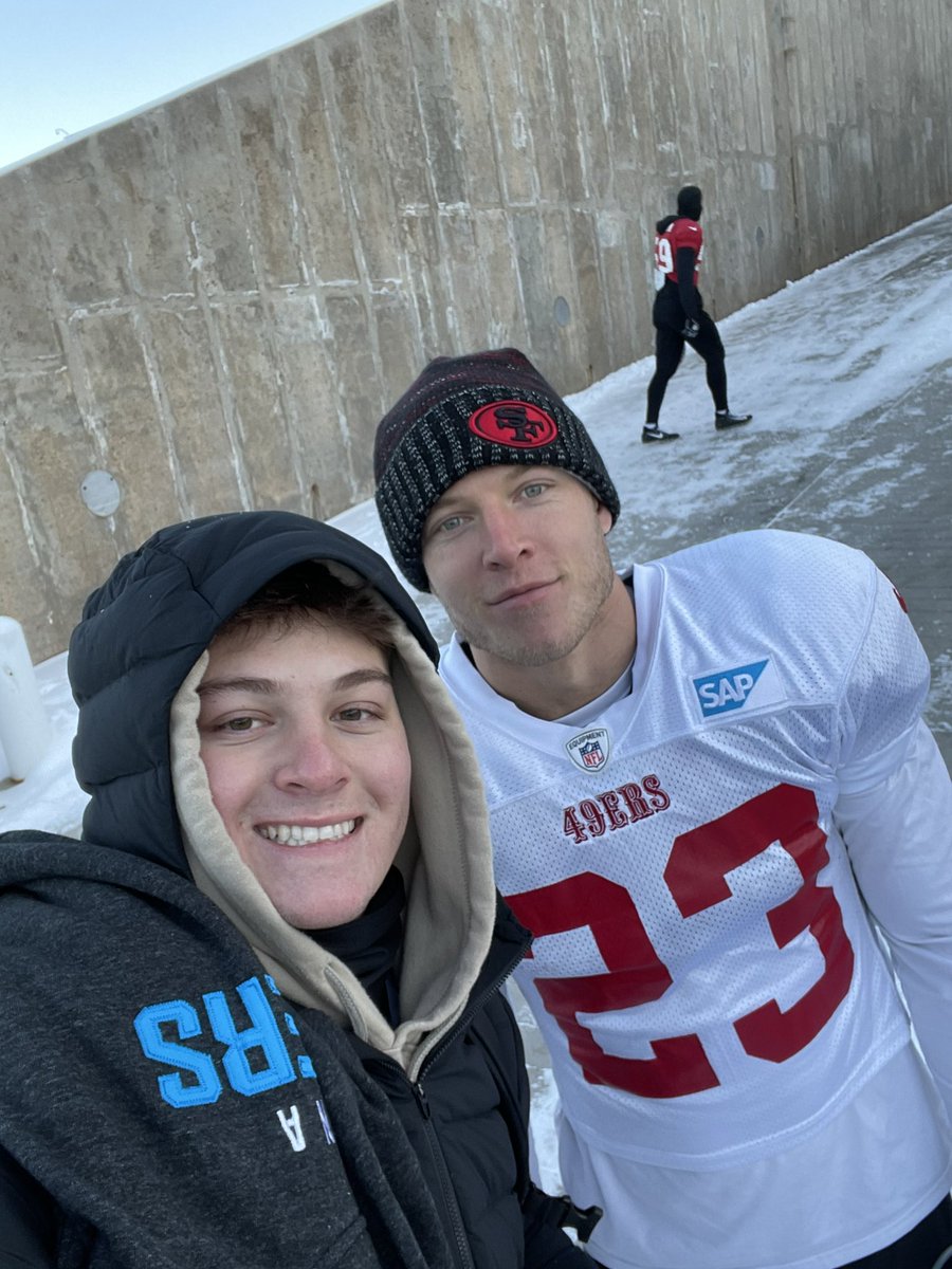 Got to meet some <a href="/49ers/">San Francisco 49ers</a> players yesterday since they are here practicing at @AF_Academy for the week!