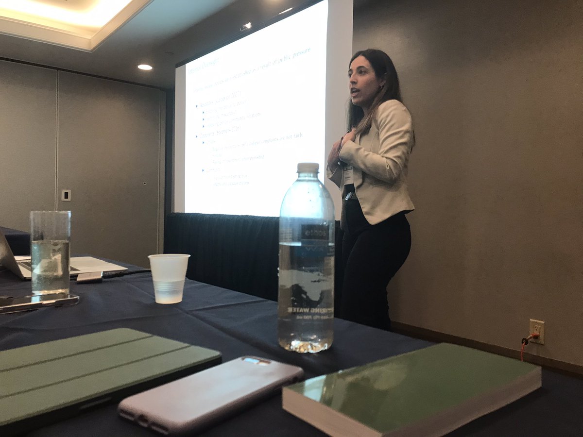 Adrian Moore (@reasonpolicy) on Twitter photo Start of a great <a href="/jenniferdoleac/">Jennifer Doleac</a> #SEA2022 session on crime, first paper is <a href="/mayamikdash/">Maya Mikdash</a> on effects of internal investigations on police. Start of a great <a href="/jenniferdoleac/">Jennifer Doleac</a> #SEA2022 session on crime, first paper is <a href="/mayamikdash/">Maya Mikdash</a> on effects of internal investigations on police.