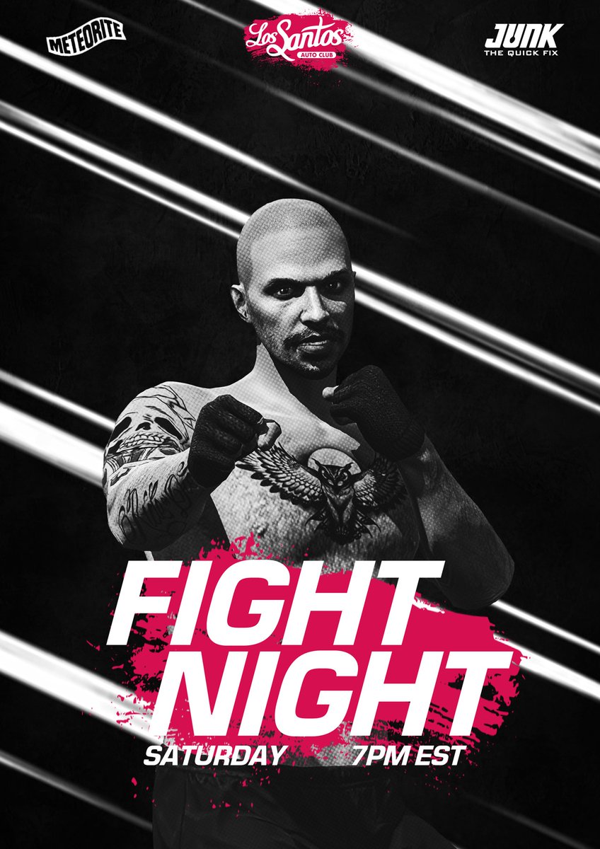 LSAutoClub's tweet photo. LSAC Official Meet: LSAC Fight Night

A night of muscle! Brawn and battle! A muscle car meet with a fist-fighting tournament to cap it off.

Poster by ChromeHub
Photos by muuboo-

#GTAOnline #GTA5 https://t.co/lv75s8f4nU