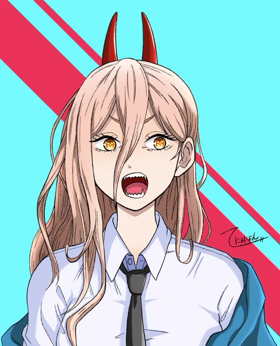 完成!#チェンソーマン #パワー 