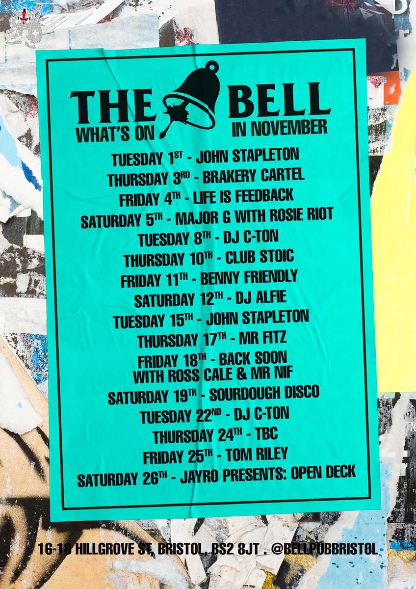 November at The Bell 🎶🎚 #bristol #bristolpub #bristolindependent #bristolmusic #bristoldj #livemusic #music #bristolnightlife #stokescroft #bristoldjs #stokescroftbristol
