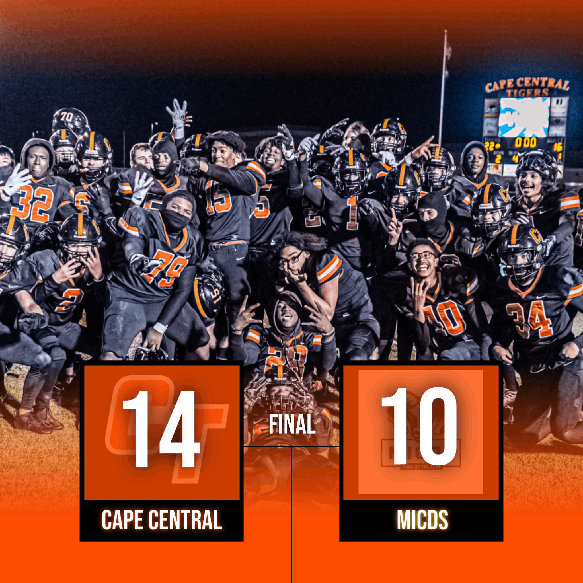 Cape Tiger Athletics on Twitter "TIGERS WIN!!!!! The Cardiac Cats do