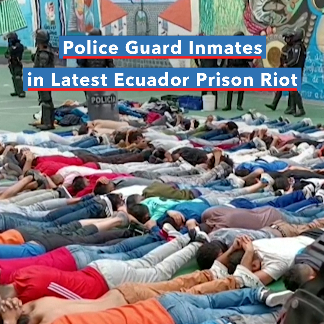 Voice of America on Twitter "Police officers guard inmates who lay on