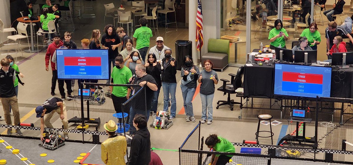 BlansonRobotics's tweet image. All 4 Blanson Robotics teams in quarterfinals. TEAM WORK! Let&apos;s GO!!! @wardoin @BlansonCTEHS @AldineCTE