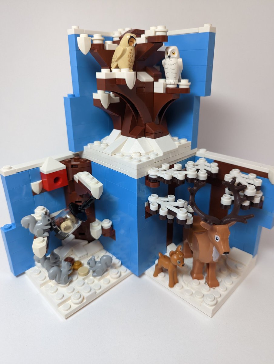 KatieModular's tweet photo. Happy Holidays!  This is just one of several holiday #LEGO builds that will be at @FantasyOfTrees this year supporting @EastTNChildrens - come see us in the #Knoxville Convention Center! https://t.co/5TS9RYaWb0