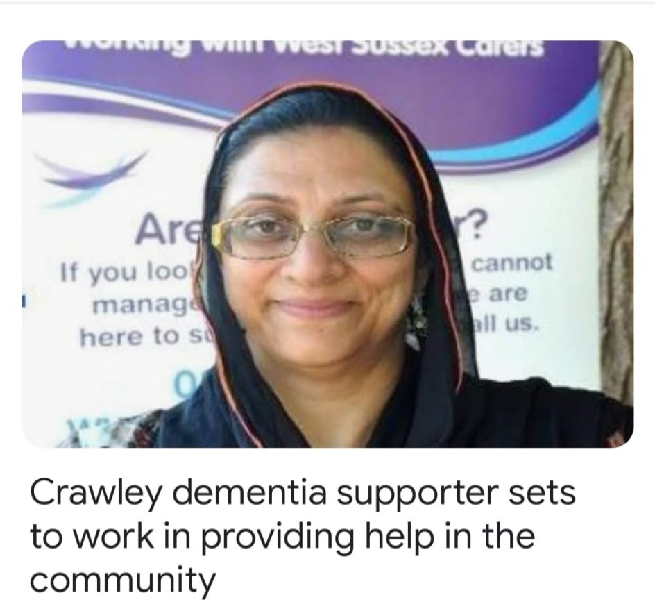 South asian community in crawley, west sussex breaking down barriers in dementia..