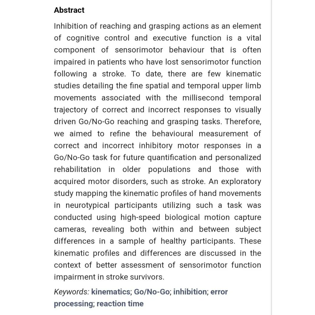 Gemma Lamp 🧠 (@neurogem) on Twitter photo So excited that the first experimental study from my PhD <a href="/latrobe/">La Trobe University</a> has now been published in <a href="/BrainSci_MDPI/">Brain Sciences MDPI</a> <a href="/MDPIOpenAccess/">MDPI</a> You can find it here: mdpi.com/2076-3425/12/1… So excited that the first experimental study from my PhD <a href="/latrobe/">La Trobe University</a> has now been published in <a href="/BrainSci_MDPI/">Brain Sciences MDPI</a> <a href="/MDPIOpenAccess/">MDPI</a> You can find it here: mdpi.com/2076-3425/12/1…