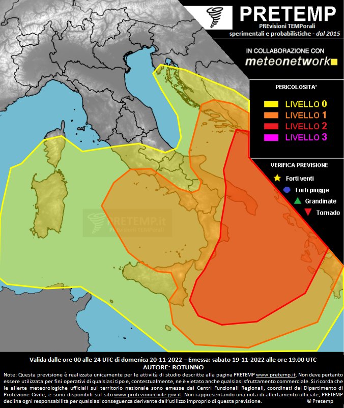 🟥 La giornata di domenica #20novembre sarà temporalesca sul Sud Italia. Tutti i dettagli 👇🏻

pretemp.it/archivio/2022/…