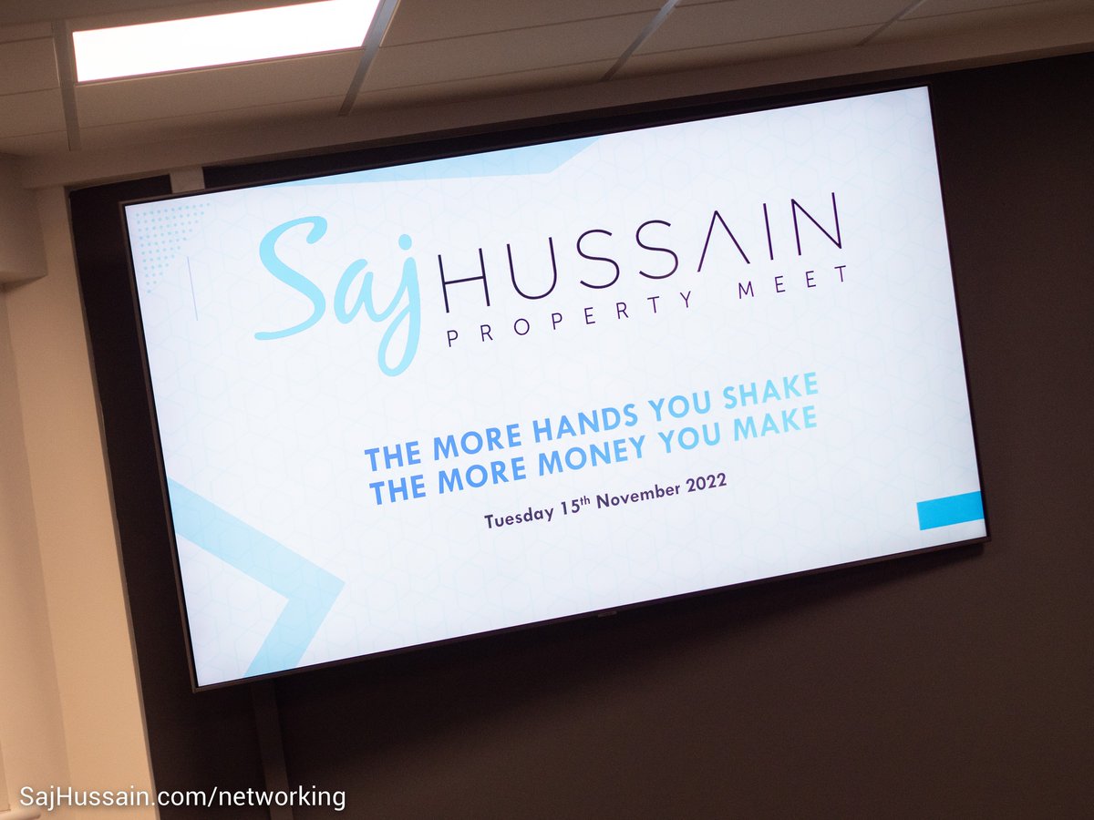 Saj Hussain (@thesajhussain) on Twitter photo Remember
The more hands you shake
The more money you make
Picture taken by <a href="/MrLaddMedia/">Edwin Ladd</a>
#sajhussain #propertymeet Remember
The more hands you shake
The more money you make
Picture taken by <a href="/MrLaddMedia/">Edwin Ladd</a>
#sajhussain #propertymeet